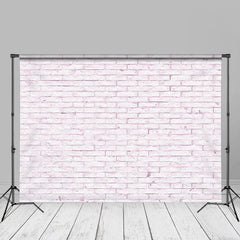 Lofaris Chic Light Pink Brick Wall Photography Background