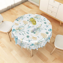 Lofaris Chichi Jellyfish Starfish Seafloor Round Tablecloth