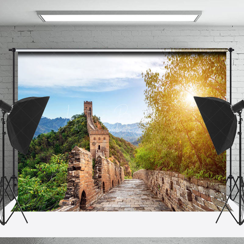 Lofaris China Great Wall Natural Landscape Photo Backdrop