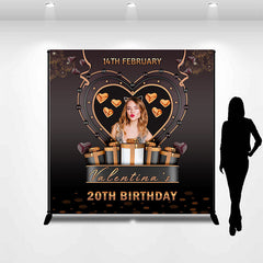 Lofaris Chocolate Color Spark Gift Custom Birthday Backdrop