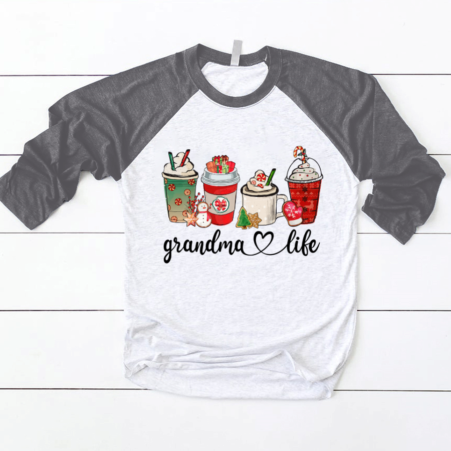 Lofaris Christmas Life Dessert Custom Name Baseball Shirt