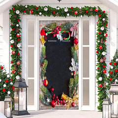 Lofaris Christmas Picture Frame Plant Door Cover Decoration