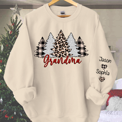 Lofaris Christmas Trees With Lights Grandma Shirt Sweatshirt 03