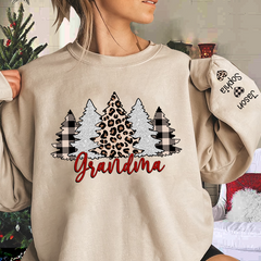 Lofaris Christmas Trees With Lights Grandma Shirt Sweatshirt 03