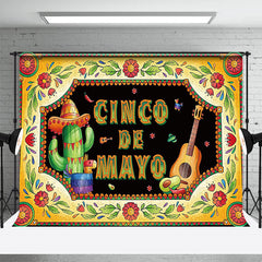 Lofaris Cinco De Mayo Floral Mexican Childrens Day Backdrops