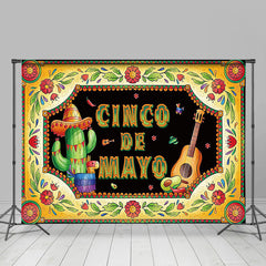 Lofaris Cinco De Mayo Floral Mexican Childrens Day Backdrops