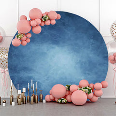 Lofaris Circle Blue Art Abstract Texture Birthday Backdrop