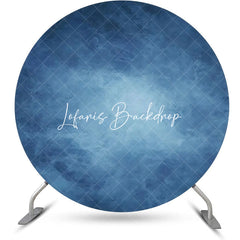 Lofaris Circle Blue Art Abstract Texture Birthday Backdrop