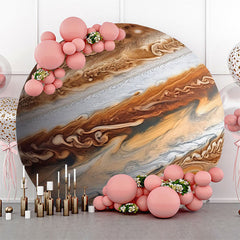 Lofaris Circle Jupiter Surface Texture Birthday Backdrop