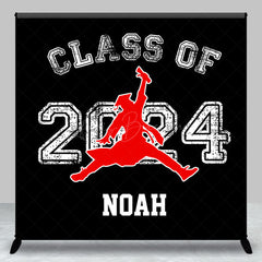 Lofaris Class Of 2024 Cheering Graduate Custom Grad Backdrop