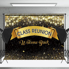 Lofaris Class Reunion Welcome Back Black Spark Party Backdrop