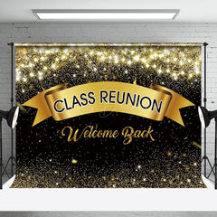 Lofaris Class Reunion Welcome Back Black Spark Party Backdrop