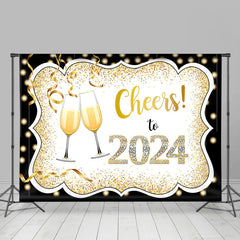 Lofaris Classic Cheers To 2023 Happy New Year Holiday Backdrop