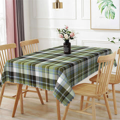 Lofaris Classic Green Tartan Plaid Rectangle Tablecloth