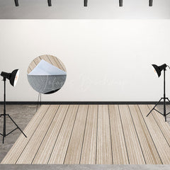 Lofaris Classic Light Color Wooden Board Floor Backdrop