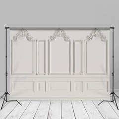 Lofaris Classic Mirror Frame White Wall Photoshoot Backdrop