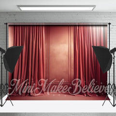 Lofaris Classic Red Wall Curtain Backdrop For Photography