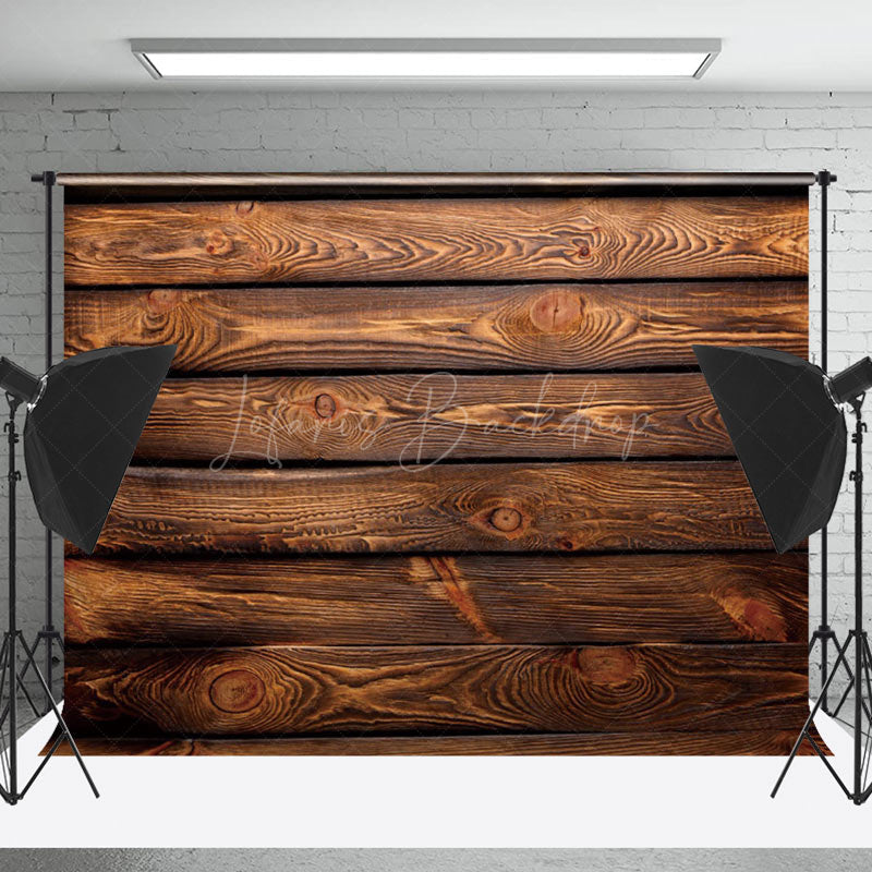 Lofaris Classic Wood Grain Portrait Photography Backdrop