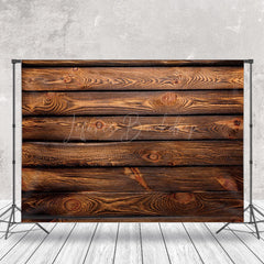 Lofaris Classic Wood Grain Portrait Photography Backdrop