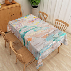 Lofaris Classy Candy Colorful Stone Dining Room Tablecloth