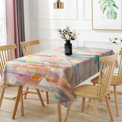 Lofaris Classy Candy Colorful Stone Dining Room Tablecloth