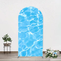 Lofaris Clean Water Waves Summer Arch Pool Party Backdrop