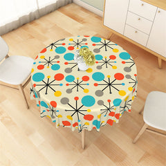 Lofaris Clolrful Abstract Stuff Repeat Round Tablecloth