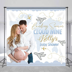 Lofaris Cloud Nine Sky Custom Photo Baby Shower Backdrop