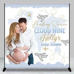 Lofaris Cloud Nine Sky Custom Photo Baby Shower Backdrop