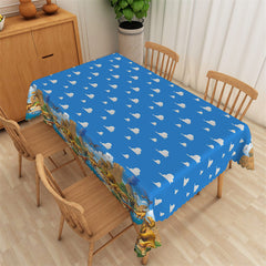 Lofaris Cloud Patterns Step And Repeat Dinosaur Tablecloth