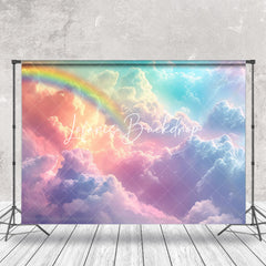 Lofaris Clouds Colorful Rainbow Natural Scenery Backdrop