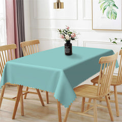 Lofaris Coffee Bar Decoration Blue Rectangle Tablecloth