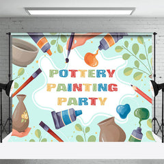 Lofaris Colorful Art Pottery Painting Brush Party Backdrop