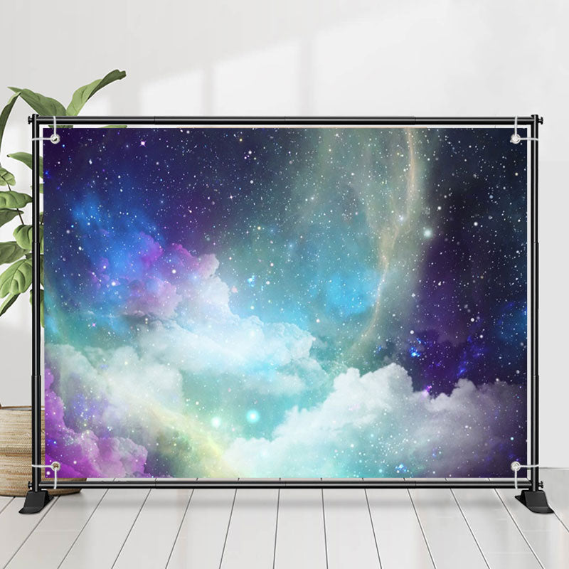 Lofaris Colorful Cloud Galaxy Space Starry Fine Art Backdrop