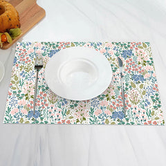 Lofaris Colorful Floral Spring Dining Set Of 4 Placemats