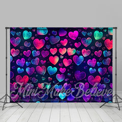 Lofaris Colorful Heart Patterns Bokeh Photography Backdrop