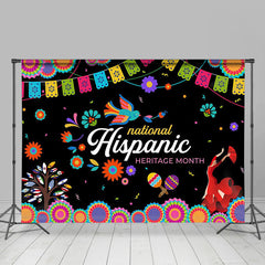 Lofaris Colorful National Hispanic Heritage Month Backdrop