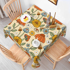 Lofaris Colorful Tropical Plant Pattern Square Tablecloth