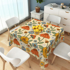 Lofaris Colorful Tropical Plant Pattern Square Tablecloth