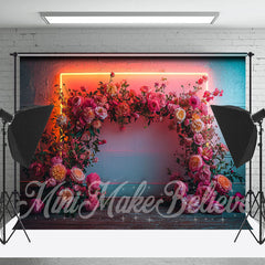 Lofaris Colorful Wall LED Light Flower Backdrop For Photo