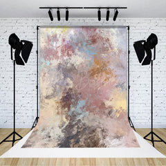 Lofaris Colorful Watercolor Abstract Textured Photo Backdrop