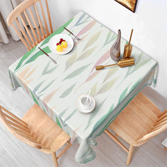 Lofaris Colorful Weeds Step And Repeat Rectangle Tablecloth