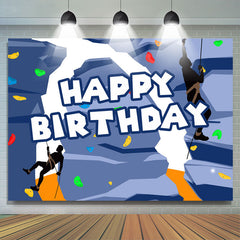 Lofaris Cool Climbing Exercises Sports Style Birthday Backdrop