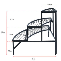 Lofaris Corner Ladder Potted Plant Stand For Indoor Outdoor Decor