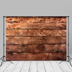 Lofaris Country Brown Wooden Photography Studio Backdrop