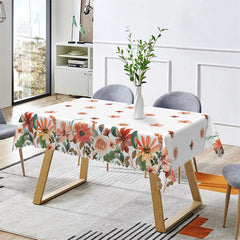 Lofaris Country Flowers Decorative Rectangle Tablecloth