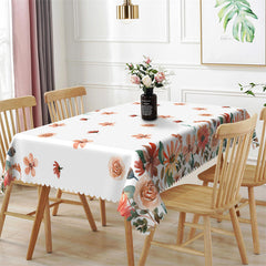 Lofaris Country Flowers Decorative Rectangle Tablecloth