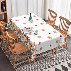 Lofaris Country Flowers Decorative Rectangle Tablecloth