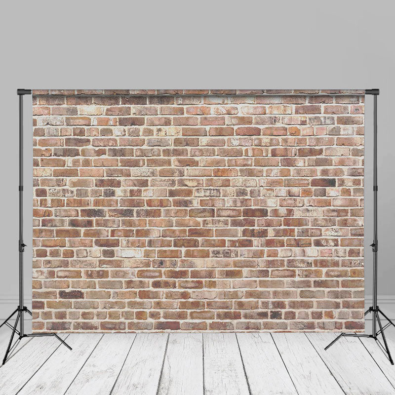 Lofaris Country Light Red Brick Wall Photo Studio Backdrop