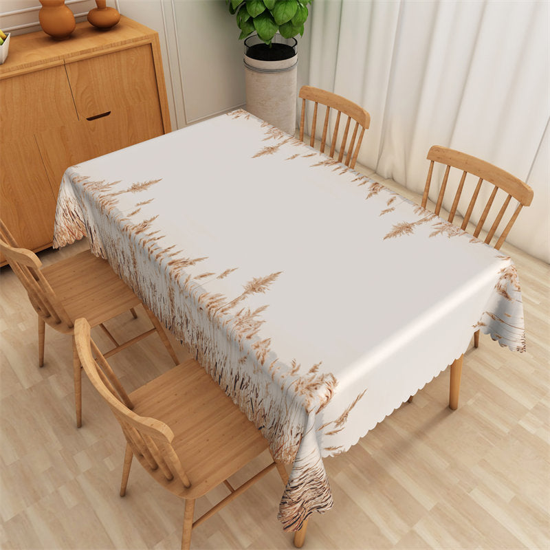 Lofaris Country Rural Landscape Tablecloth Bistro Decoration